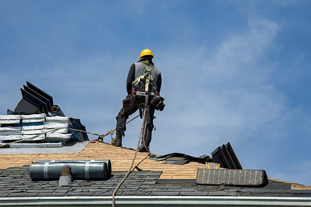 Professional Gutter Installation technician working in Waterloo, IA